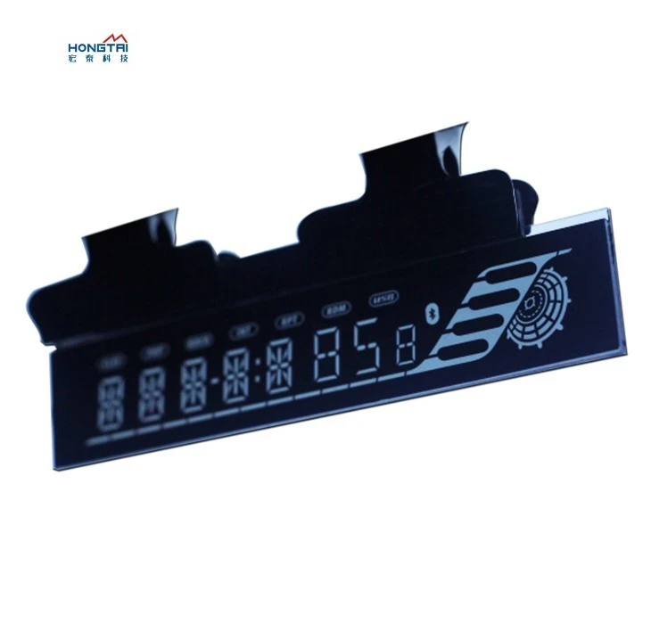 black background VA negative segment LCD display factory